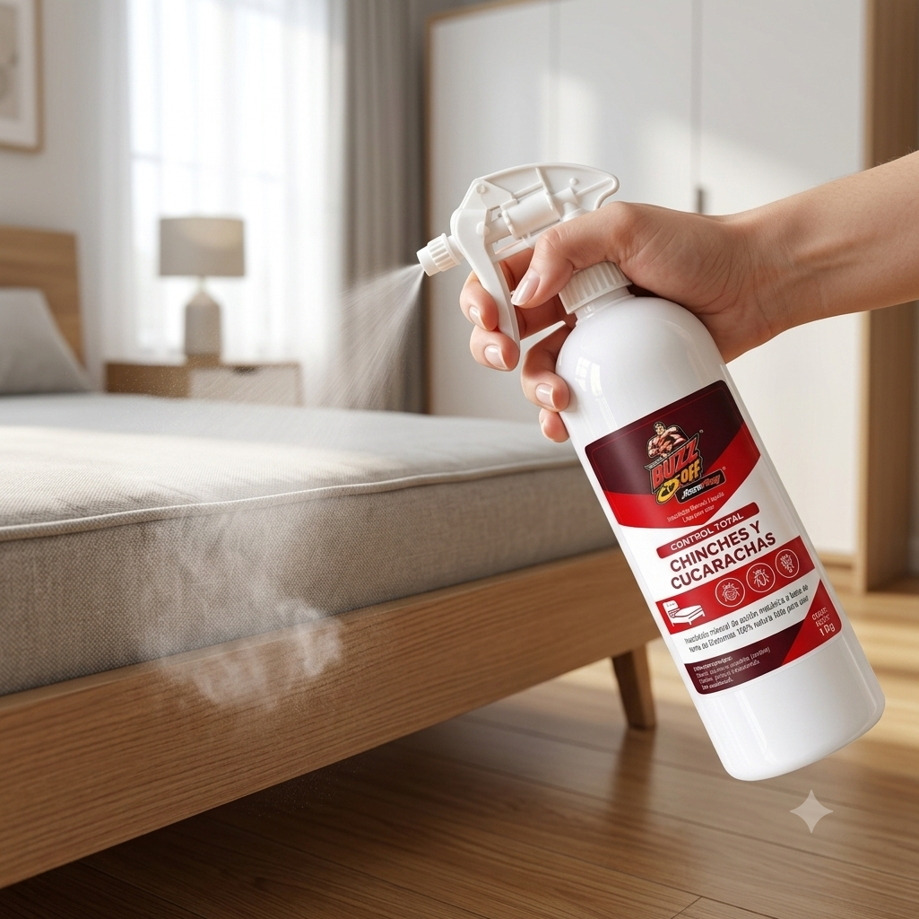 XeroPlag® Control Total Chinches y Cucarachas | Insecticida Mineral 1 Kg RTU — Sin Tóxicos