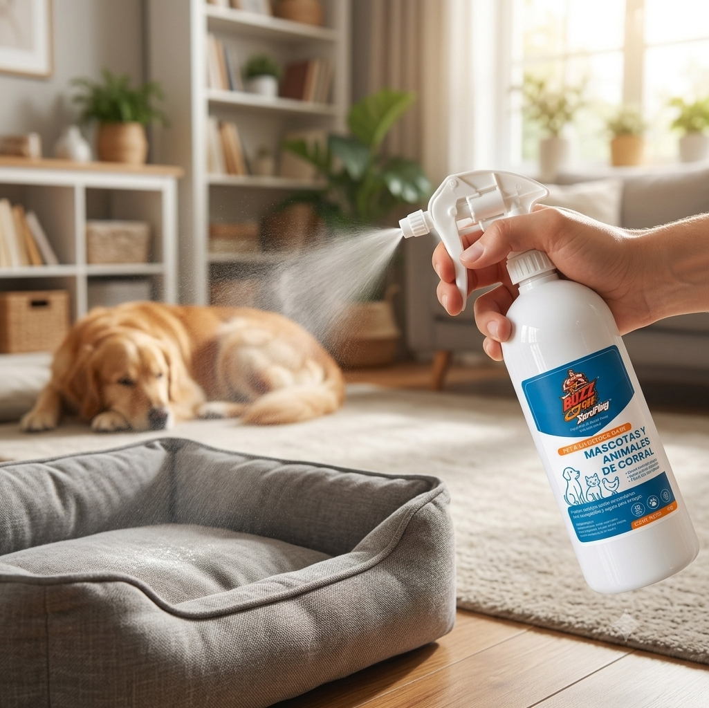 XeroPlag® Mascotas y Animales de Corral | Protector Ecológico contra Ectoparásitos 1 Kg RTU — Sin Tóxicos