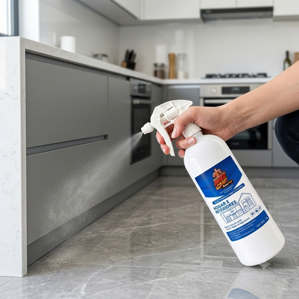 XeroPlag® Hogar e Interiores | Insecticida Mineral Líquido 1 Kg RTU — Sin Tóxicos